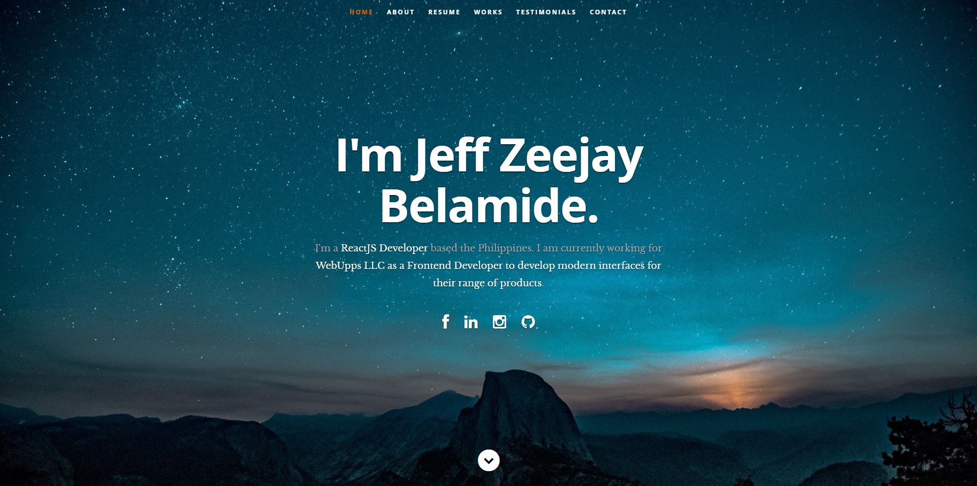 Resume Website